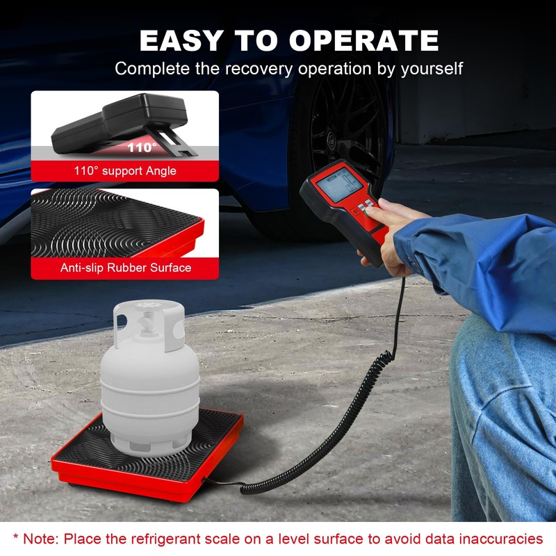 Refrigerant Scale 110 LBS HVAC Freon Scale High Precision Electronic