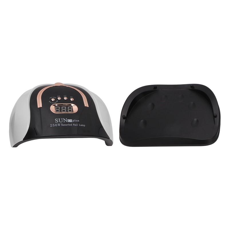 256W Nail Gel Curing Lamp Various Time Setting Detachable Bottom