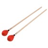 1 Pair Marimba Mallets Medium Hard Yarn Head with Maple