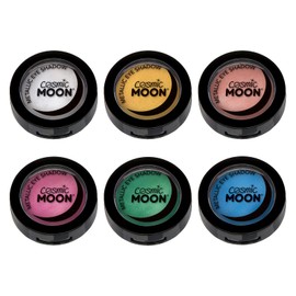 Metallic Eye Shadow by Cosmic Moon | Makeup for face | 3.5g (Set of 6)