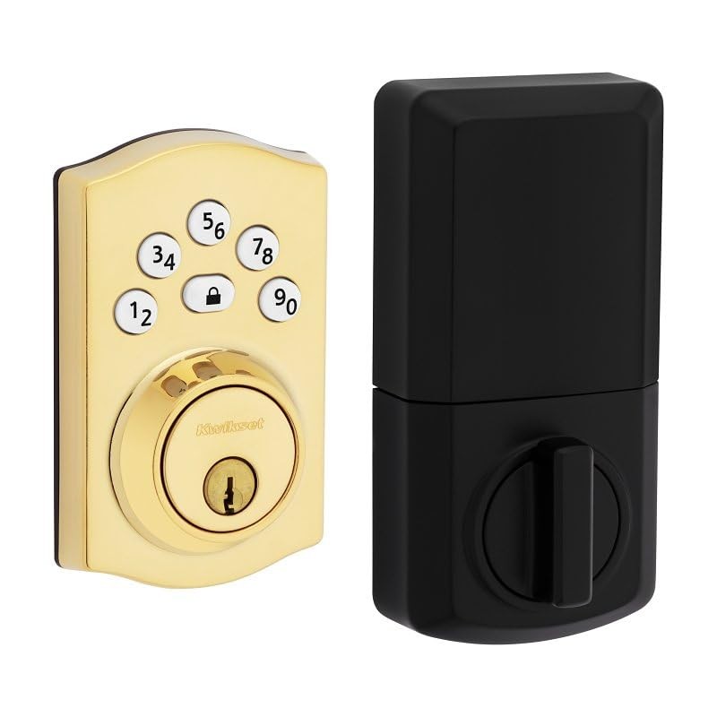 Kwikset 9240TRL-L03 Traditional Powerbolt Electronic SmartCode Deadbolt with RCAL Latch