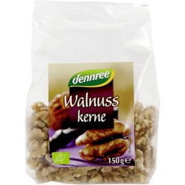dennree Walnut Kernels, Halved (150 g) - Organic