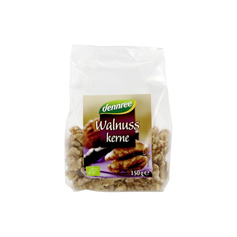 dennree Walnut Kernels, Halved (150 g) - Organic