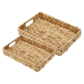 jojofuny 1set Woven Sundries Basket Multi-use Storage Container for Desk Living Room Kitchen Decorative Organizer for Toys Books and