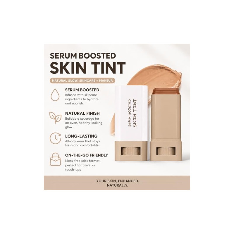 Beauty Balm Serum Boosted Skin Tint Base Maquillaje Hidratante Ligera