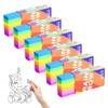 6Pcs Eraser- Rubbers Erasers for Kids Multipack Rainbow Erasers for