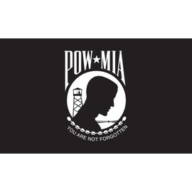 Valley Forge Flag 4-Foot by 6-Foot Nylon POW-MIA Seal on Both Sides
