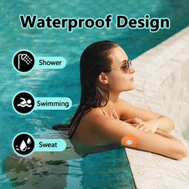 funpatch G7 Adhesive Patches Waterproof 20Pack Overpatch for G7 Flexible CGM Tape Pre-Cut Cotton Patches Hypoallergenic & Latex-Free G7 Overlay Patch for 10 Days Long Stay, Rose Pink