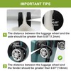 Hesdtcet Luggage Wheel Protectors Covers Suitcase Wheel Protectors Luggage Compartment