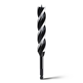 1" x 9" Auger Drill Bit for Wood,Hex Shank Tri Flute Wood Drill Bit for Soft and Hard Wood,Plastic,Drywall and Composite Materials