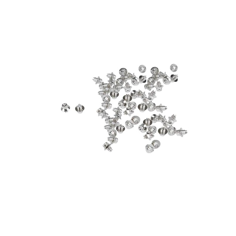 100pcs 7mm/0.28in Wheel Rivets Nuts Rim Spike Wheels Rims Lip