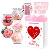 JUESMOS Happy Valentines Day Gift Bag with Handle 13" Large