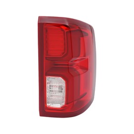 WBGANG Tail Light for 2016-2018 for Chevy Silverado 1500 High Country | LTZ【4-Door, LED+Halogen Taillight,Left Drive/Right Passenger Brake Lamp Taillamp,Red Clear Lens Rear Tail Light (Right Side)