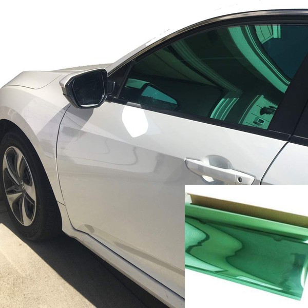 One Way Mirror Reflective Car Window Color Tint Film 10%VLT.