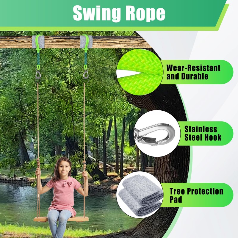 IETWATE Pack of 2 Swing Attachment Tree, 60 cm Swing