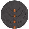 MIQIO Felt Coasters Round - Set of 8, Various Sizes