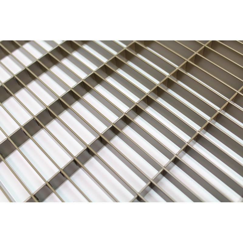 8" X 24" Floor Grille - Fixed Blades Air Grill