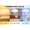 Dosyu Ventilador de Techo con Luz Led Ajustable 3 Velocidades