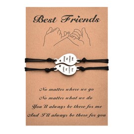 Soul Sister Gifts for Women Girls Best Friend Bracelets for 2 Bestfriend Birthday Gifts for Women Girl Friendship Bracelet for Bestie Not Sisters By Blood But Sisters By Heart Bracelet Matching