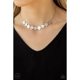 paparazzi silver choker