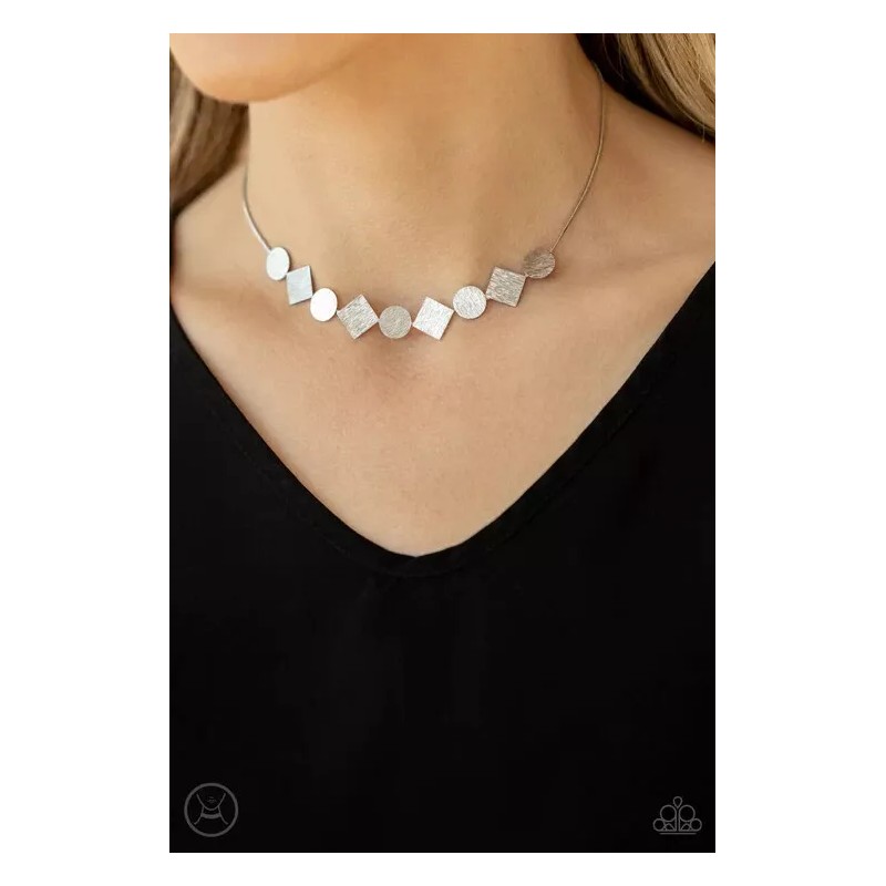 paparazzi silver choker