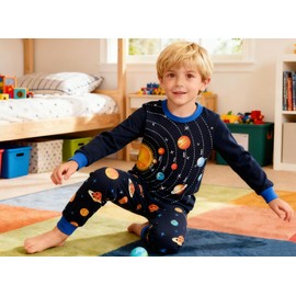 Little Hand Boys Planets Pajamas Pjs Toddler Boy 2 Piece Space Sleepwear Kids Sleepwear 7t