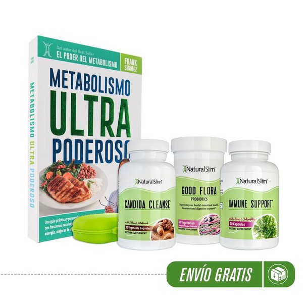 Candiseptic Kit candida cleanse and Frank Suarez's Book:_(1) Libro Ultra