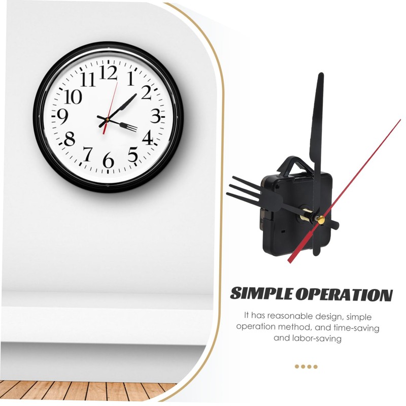 Gatuida 1 Set DIY Clock Mechanism Replacement Kit Silent Quartz