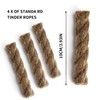 Tinder for Fire Steel Flint Survival Fire Starter Outdoor Camping