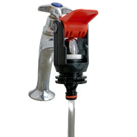 Hosepipe Kitchen Tap Connector for Garden Hose End Connectors, Joiner Conversion Adapter for Mixer Taps, Quick Connector Click Lock Style, Indoor & Outdoor Bath Sink Tap Pipe Attachment Fitting