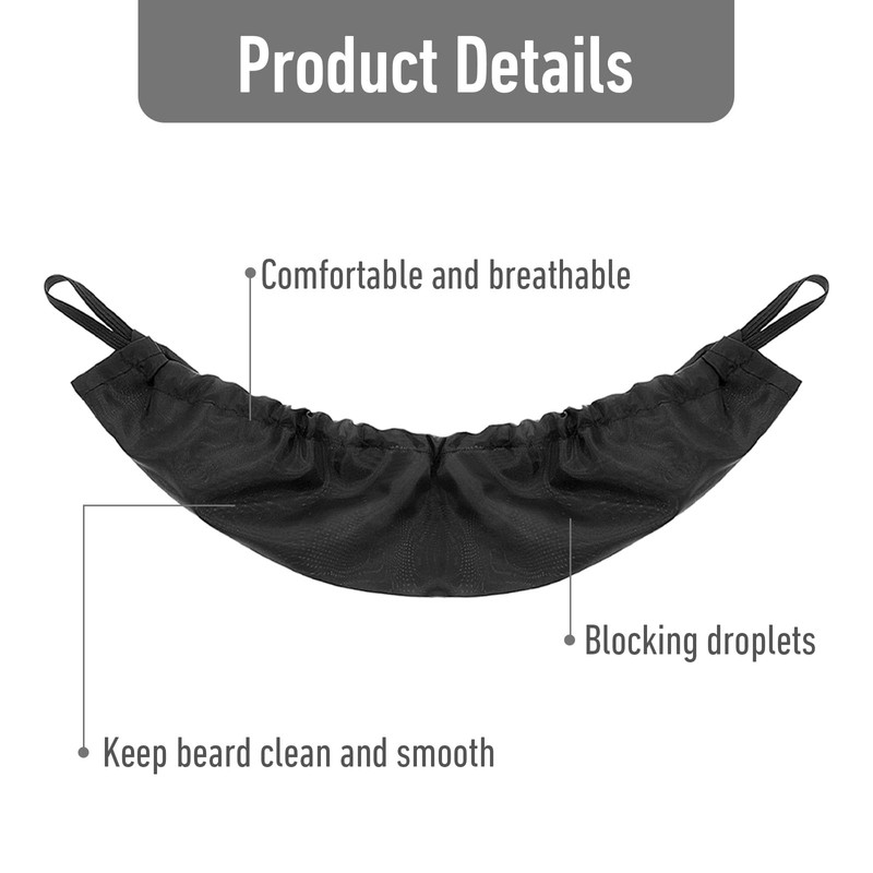 HJZHII 9PCS Beard Bonnet, Satin Beard Apron Adjustable Beards Bonnet