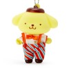 Sanrio 135208 Pompompurin Sofubi Mascot Holder (Coffe Sanrio No. 2)