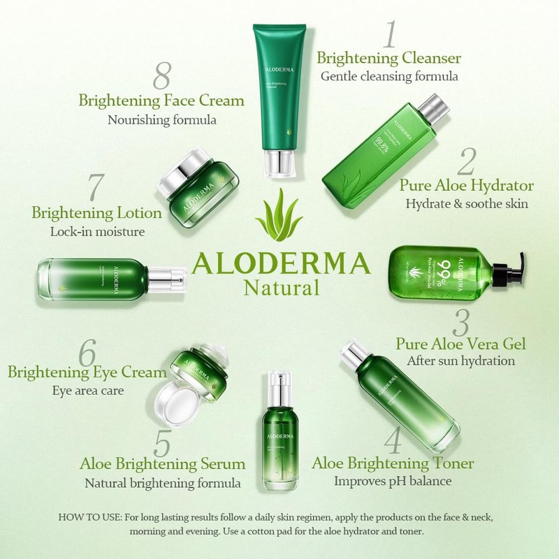 Aloderma Essential Aloe Hydrating Set 4-Piece Set