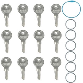 12Pack CH545 Key,CH545 Replacement Keys Compatible with Truck Trailer RV Campers Car Hauler Latch Tool Equipment Boxes Safety Cabinet