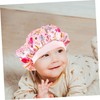KOMBIUDA 4pcs Boy Girl Satin Sleep Hat Compact Breathable Bonnet