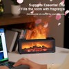 Essential Oil Diffuser, Fireplace Flame Aromatherapy Diffuser with 7 Colors