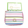 Colorful Pin Striped Pill Case Plus Pill Organizer (8 compartments)