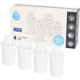 Pack of 4 Dafi Classic Filter Cartridges (Compatible with Brita Classic® and Dafi Classic®)