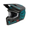 O'Neal 3 SRS Adult Helmet Static Black/Gray Medium