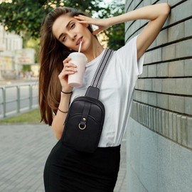 Missnie Small Shoulder Sling bag for Women PU Leather Bag