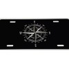 Diamond Etched Products Brilliant ENGRAVED Compass Car Tag Diamond Etched