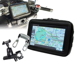 MAXWIN Waterproof Case Bike Waterproof Dustproof Mount Kit Portable Navigation GPS Tablet Holder Waterproof Touring NV-BAG03-SET1