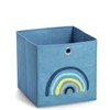 Zeller Blue Rainbow 14426 Storage Box 28 x 28 x