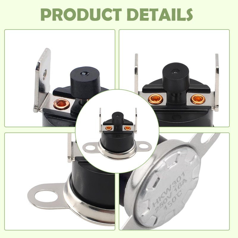 3850870019 Manual Reset Thermostat Thermal Fuse Compatible with Dometic RV