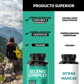 Selenio Seleniometionina 240mcg Vitamina Moringa Raíz Cúrcuma Capsulas Curcuminoides 100 Vegano Beyond Vitamins Curcumina Sabor Vitaminas Mujer