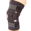 Hinged Adjustable Neoprene Knee Support Brace with Unique Multi Strap