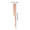 Hair Styling Pointed Tail Comb,Metal Parting Tooth Tail Hair Brush
