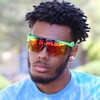 FLAWLESS EYEWEAR Semi Rimless Goggle Style Retro Rainbow Mirrored Lens