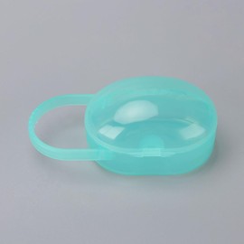 AKOAK Pacifier Box, Travel Universal Pacifier Box with Handle, is Very Useful for Mothers - A Great BPA-Free Tool for Storing Pacifiers, Pack of 2 (Green)