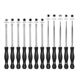 Hoypeyfiy 12pcs Carburetor Adjustment Tool Kit Screwdrivers with Brush for Common 2 Cycle Carb Tune up Adjusting Tool Small Engine
